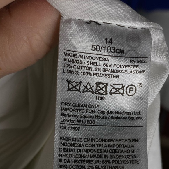 Banana Republic White Jacquard Flare Skirt - Picture 8 of 8